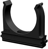 Клипса для гофры Промрукав Д=50 черный (уп. 10шт) картинка